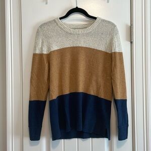 J.Crew Supersoft Colorblock Sweater